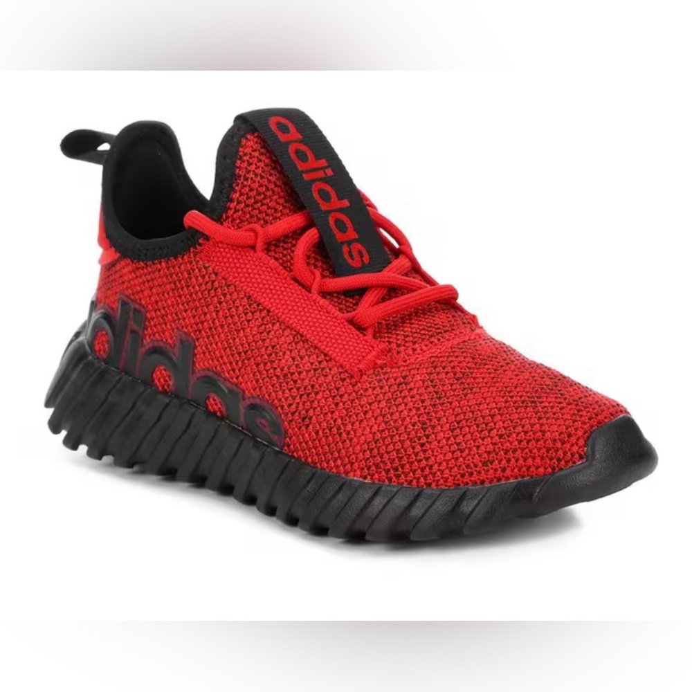Adidas Kaptir 3.0 K Boys Running Shoes Red/Black IG2484